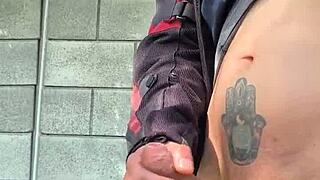 Hard Cock Throbs Knowing Strangers Watch Me Masturbate From Afar