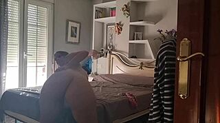 colombian cheerleader blonde ana bends over big tits milked!