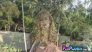 Olivia preston's stunning small tits and perfect body revealed in outdoor striptease