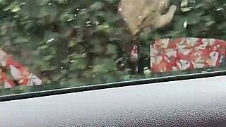 riding down the road tits flashing out feels so naughty and free...