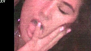 goth brunette in fishnets fucked rough for creamy facial reward