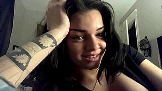 hot girl flashes her big sexy boobs