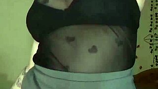 Chubby goth babe dances strips toys her juicy squirting pussy