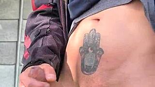 Hard Cock Throbs Knowing Strangers Watch Me Masturbate From Afar