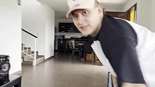 skinny teen fucked doggystyle by boyfriend's friend pov