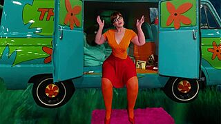 Hey granny Velma, no mystery why you're getting fingered hard!