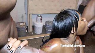 Can Blasian Teen Handle BBC Gangbang Stretch by Redzilla?