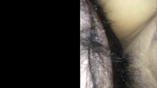 surprised my sexy latina with that hot pussy cumshot