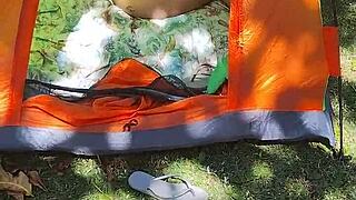 redhead solo masturbating wild at pinho beach balneario camboriu