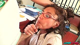 mature slut bent over anal fucked rough office interview