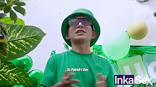 Ebony Busty Morena Slammed Hard by Virgin Dwarf Leprechaun at St. Patrick's Party