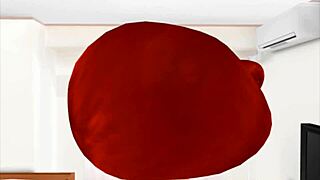 Ayame dominates in femdom boxing POV with bound big tits