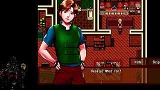 Milf Teen Worship Monster Cock Through Gloryhole in Zombie Retreat