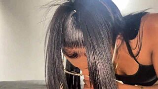 two skinny petite latinas take my monster cock cum in mouths