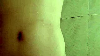 college girl caught stroking wet pussy in shower wanna join?