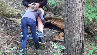 my step sister spied girlfriend lesbian forest licking