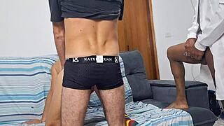 step-sis does house exam and we end up fucking her tight pussy meia-irma buceta apertada