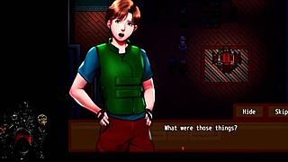 Milf Teen Worship Monster Cock Through Gloryhole in Zombie Retreat