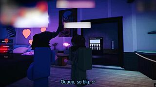 Slutty elf seduces goblin for rough anal creampie roblox rp