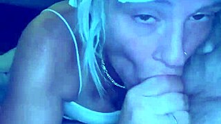 young street whore deepthroats and takes bareback cum mouth