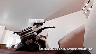 liz gets creampied by fan at home