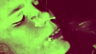 vintage interracial group dives into hairy pussies and raw fucking