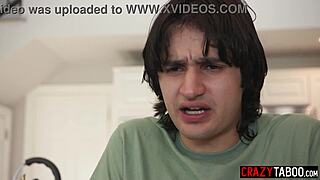 stepbro spies stepsis stretching gives her perfect sloppy handjob deepthroat