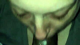 San delivers amazing deep blowjob and swallows everything