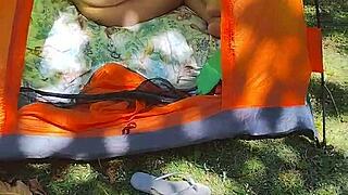 redhead solo masturbating wild at pinho beach balneario camboriu