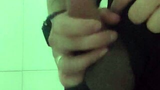 shop security girl masturbates solo in bathroom hidden cam