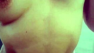 i woke my stepbro stroking his cock handjob till he cums on my huge latina tits