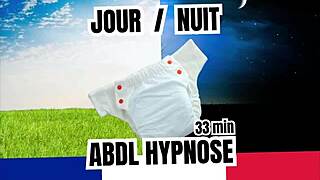 french abdl immersive hypnosis helps accept wearing diapers fully