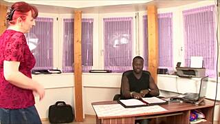 does old mature crave bbc creampie in her redhead pussy?