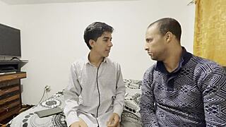 shy disabled guy breaks his buddy's tight asshole in amateur rough action