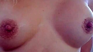 i woke my stepbro stroking his cock handjob till he cums on my huge latina tits