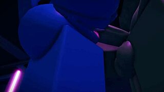 Slutty elf seduces goblin for rough anal creampie roblox rp