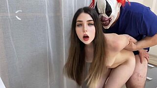 Petite Blonde Teen Tempts Horny Stepdad While Hubby Watches Cum Play