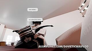 liz gets creampied by fan at home