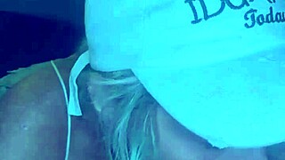 young street whore deepthroats and takes bareback cum mouth