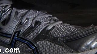 Femdom couple bonds sub in sloppy doggystyle pussy contest