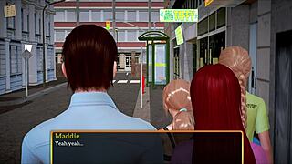 Redhead amateur teases big tits in family game 322