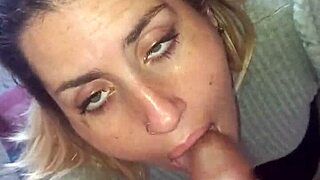 LAST BLOWJOB EVER DEEPTHROAT CUMSHOT FACIAL SWALLOW SUCKING CUM COVERED COCK