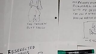 he keeps practicing his freehand drawing skills minus any masturbation distractions this time