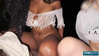 scarlet taylor busty ebony juliana share cocks 4some casting