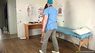 doctor gives lada's pussy a special intimate exam