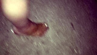 Spying perfect latina prostitute's candid heels and feet in forest