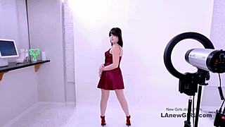 model audition hides shocking fuck session