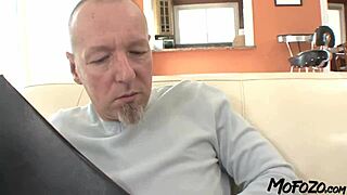 Brunette stepdaughter loves daddy's doggystyle pounding