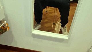 amateur chick jerks massive cock huge cumshot explosion