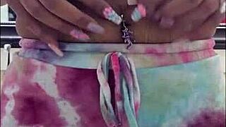 wanna see me swap belly ring for stiletto heel charm barefoot